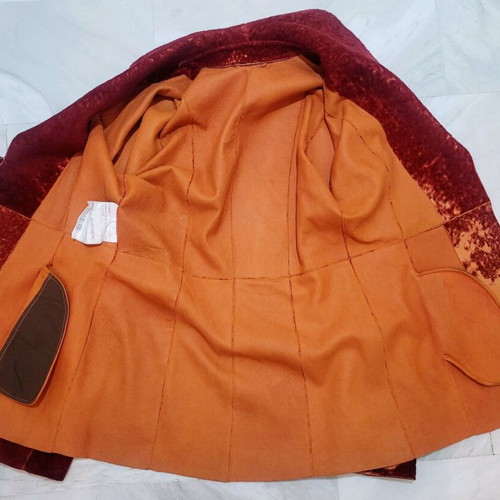 LaMatta lamb coat like new, multicolored, size S