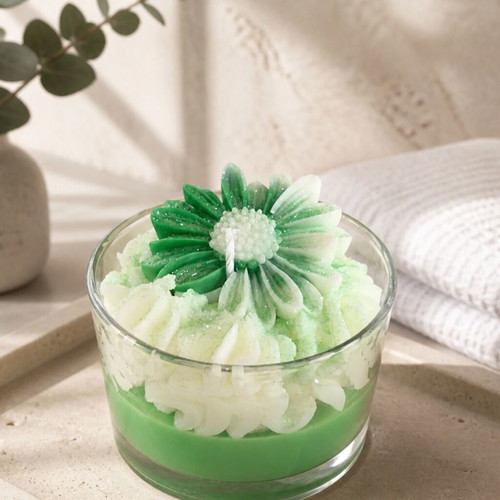 Handmade scented soy candle like new