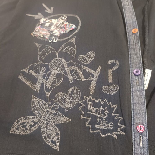 Desigual shirt used, blue
