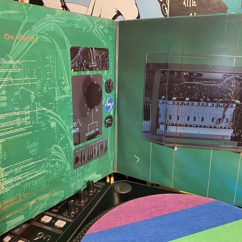 Goa trance vinyl record collection used, 3 discs with minor scratch