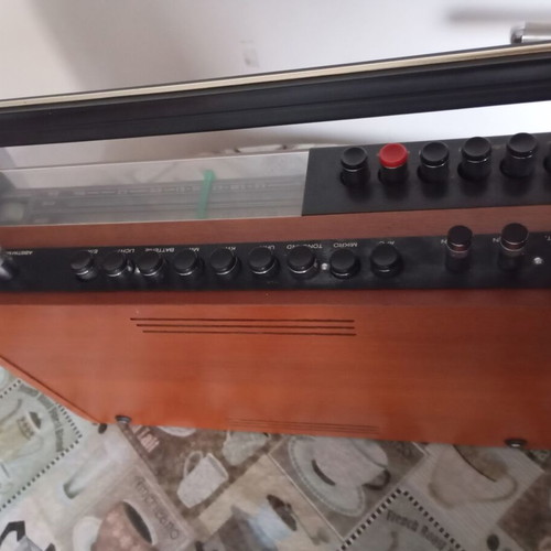 Vintage radio cassette player used, 1970s