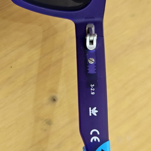 Adidas sunglasses new, purple frame with dark green lenses