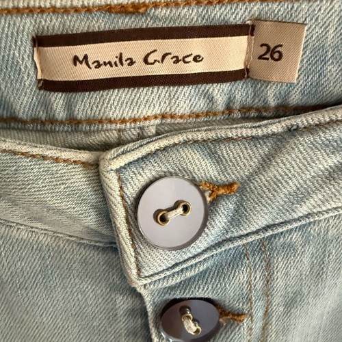 Manila Grace denim pants new, size S, blue