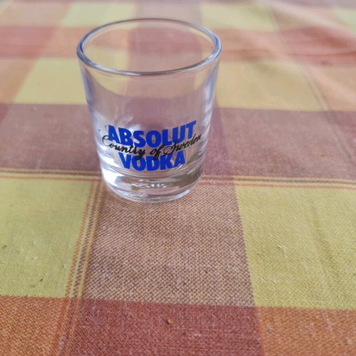 Absolut Vodka shot glass used, collectible from 90-2000 decade