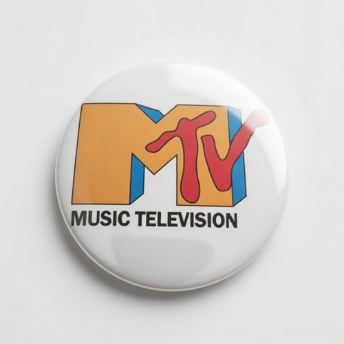 Κονκάρδα "MTV" 5,8cm καινούργια