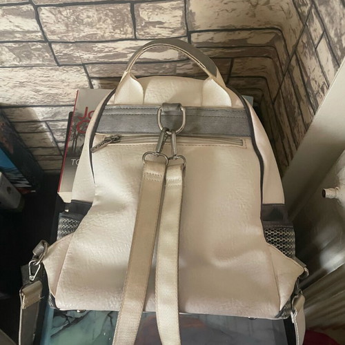 Doca backpack used, white and grey