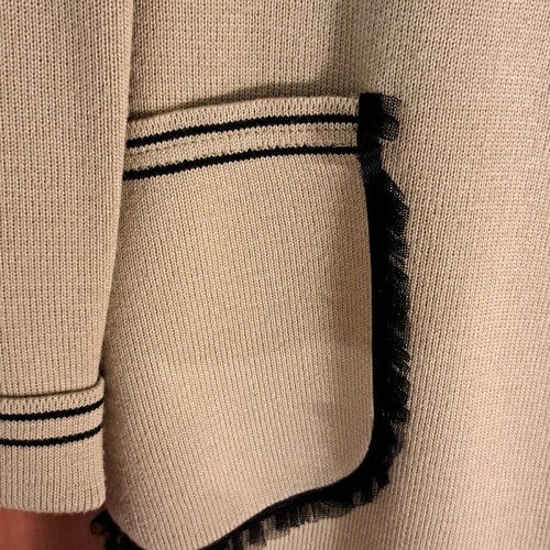 Pianura Studio knitted coat like new, light green-lime color