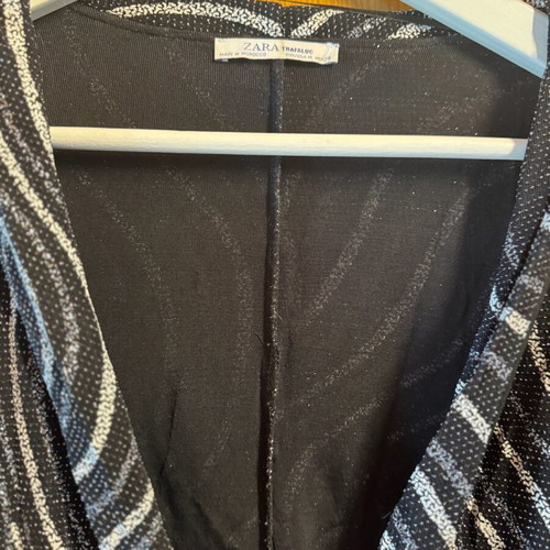 Zara dress used with glitter black size M