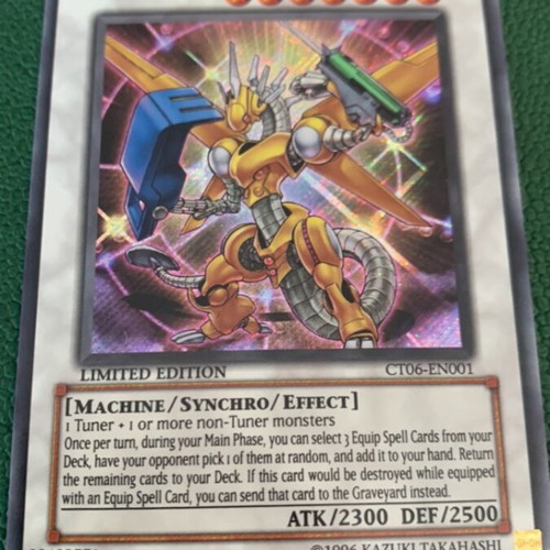 Power Tool Dragon Yu-Gi-Oh! card like new, secret rare vintage