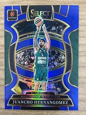 Panini Select Euroleague Basketball Card Juancho Hernangomez Blue Silver like new