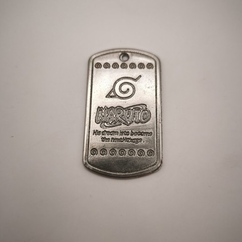 Anime Dog Tag Naruto Sasuke Uchiha Chibi Style used