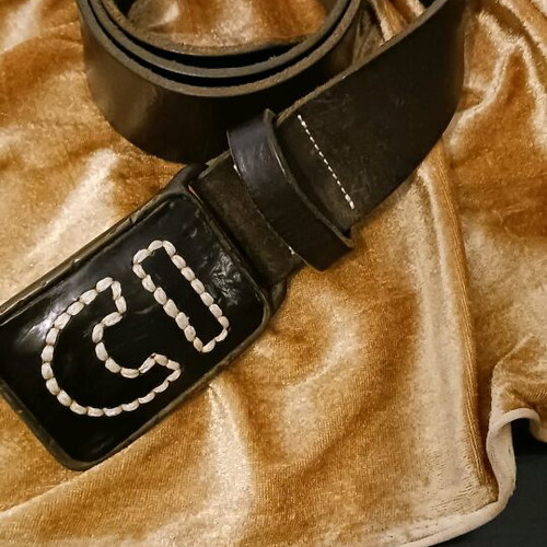 Compania Italiana leather belt like new, size 90