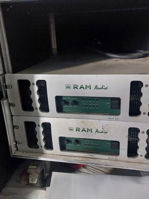 RAM 3.4 Audio Amplifiers like new, 2x1700W (TERAS)