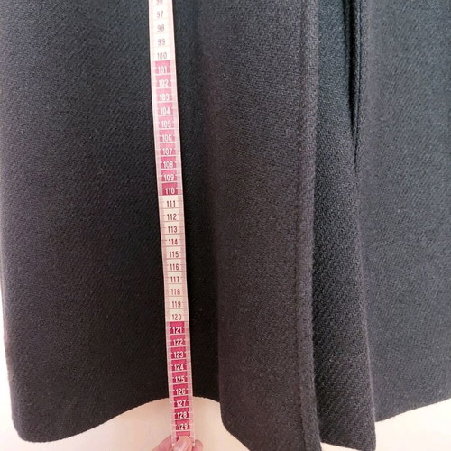 Maxi long wool blend coat Zara size M like new, black