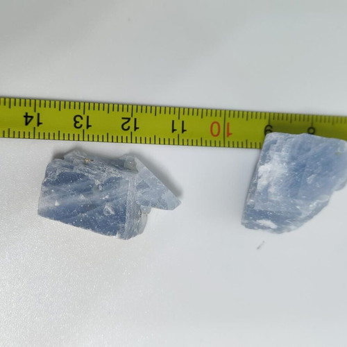 Blue Calcite natural raw mineral, like new