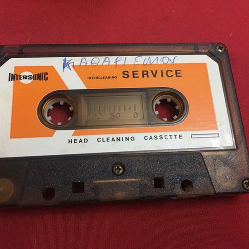 Head cleaning cassette used