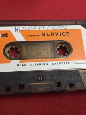 Head cleaning cassette used