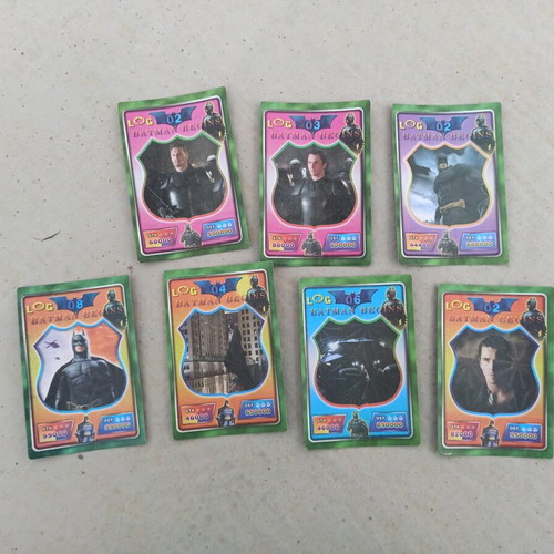 Batman Begins 2006 Cards in Orange Box used