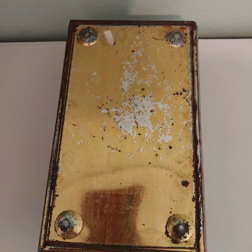 Tin collectible box used