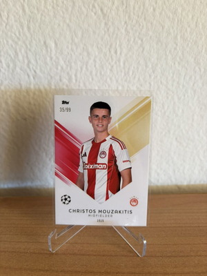 Christos Mouzakitis Topps Total Football 2026 numbered card 35/99 new
