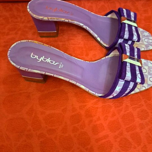Byblos women's shoes like new, purple, size 38