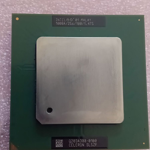 Intel Celeron 1 GHz Socket 370 CPU used, Tualatin core
