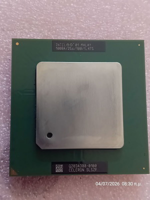 Intel Celeron 1 GHz Socket 370 CPU used, Tualatin core
