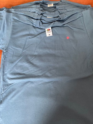 Fruit of the Loom unisex T-shirt pack of 12 new, steel blue, size S