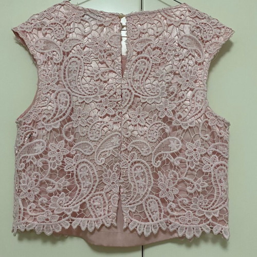 Jupe blouse pink like new, size S