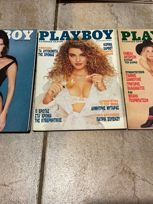 Playboy 3 τεύχη 1992 πακέτο μεταχειρισμένο