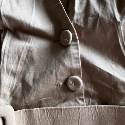 Zara dress with belt used, size L, beige