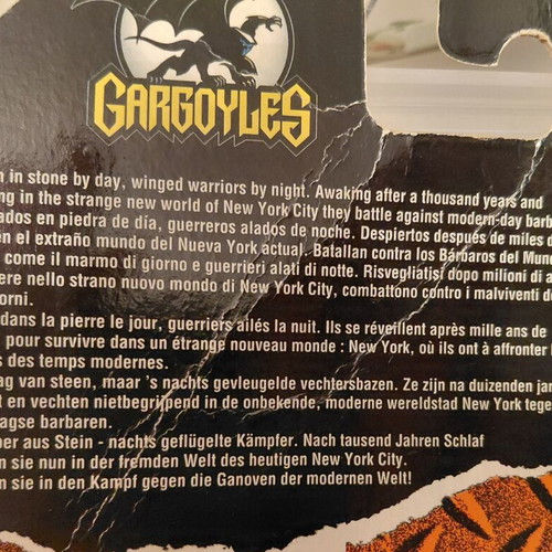 Vintage Gargoyles Elisa Maza Action Figure sealed Kenner 1995