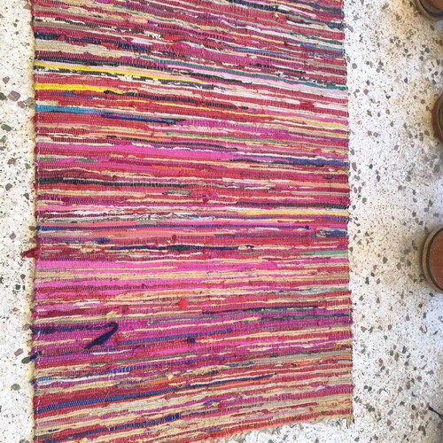 Large used Kourelo rug 120x180 cm with vibrant colors