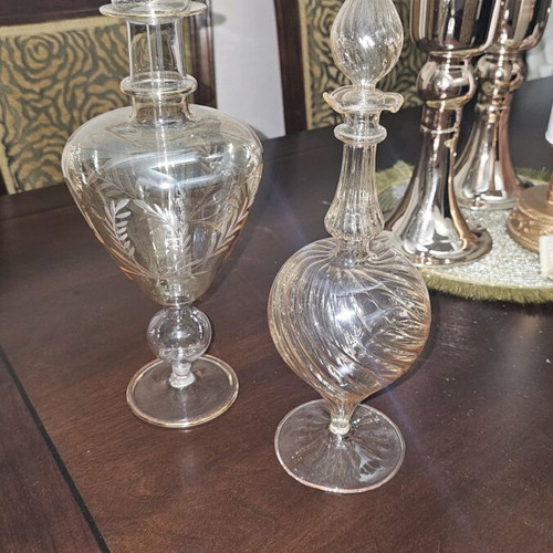 Decorative bottles like new, very beautiful and large