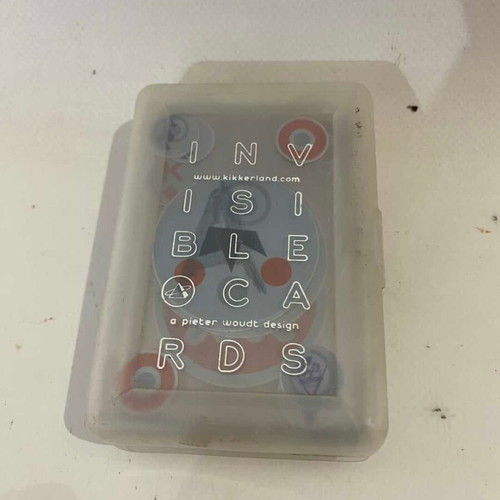 Invisible Cards playing cards used, waterproof, transparent washable plastic