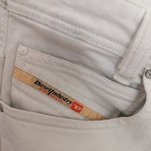 Diesel white denim jeans like new, size XXS