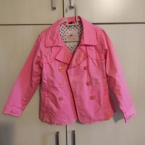 Mexx Fashion Girls' Pink Short Cotton Coat like new