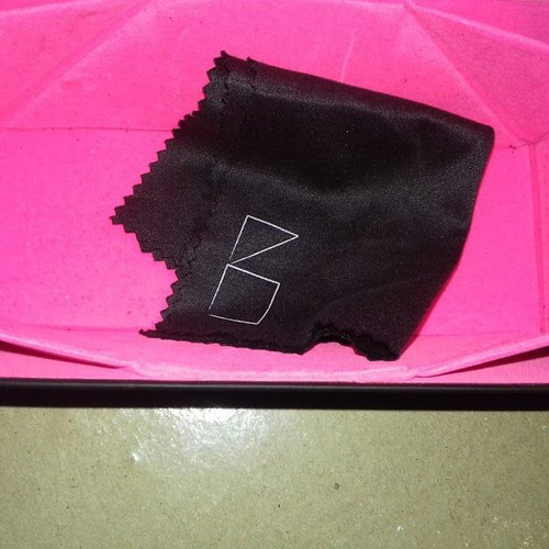 Brixton glasses case like new, black and pink with magnet