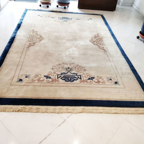 Wool rug Chinese style used with intricate patterns