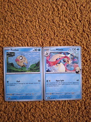 Pokemon TCG Feebas & Milotic card pack new