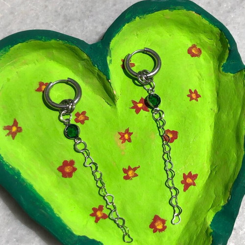 Boho Y2k Fairy Gothic Punk Rock Earrings stainless steel new