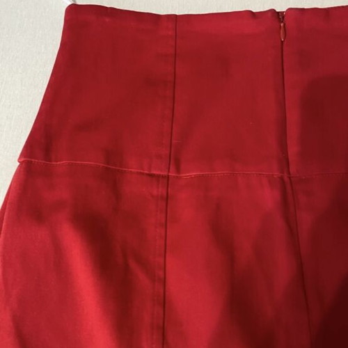 Red Midi Pencil Skirt No 14 like new, atmosphere