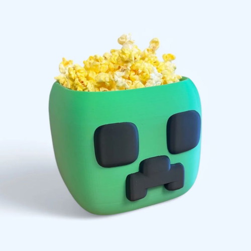 Minecraft Creeper Bucket made to order
