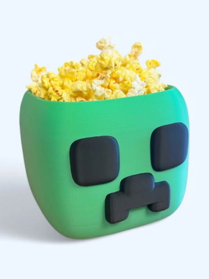 Minecraft Creeper Bucket made to order