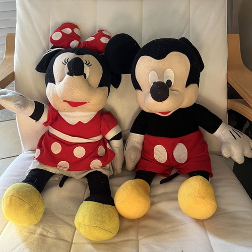 Micky and Minnie Mouse plush toys