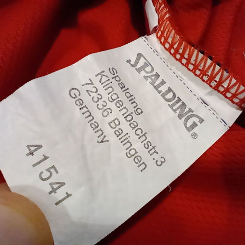 Austria #45 Kreiner All Star Day 2015 Basketball Spalding Jersey used, size XL