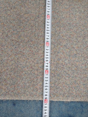 Runner carpet used, plain grey 150x65