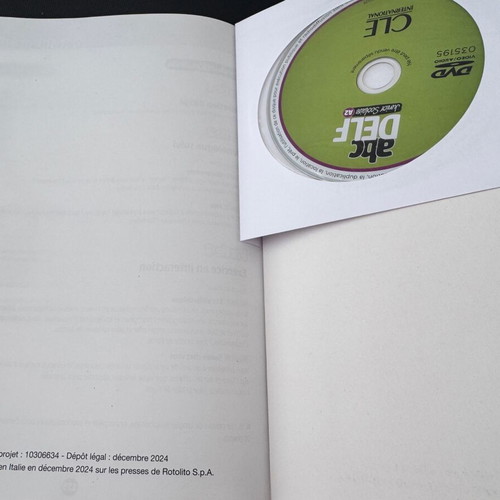 ABC DELF Junior Scolaire A2 Manual with DVD used, French