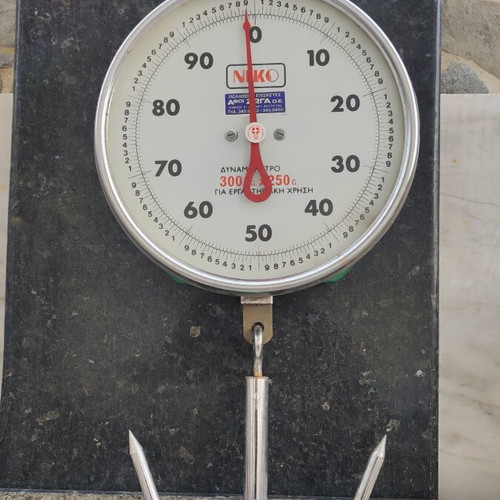 NIKO Hanging Scale 300kg used, professional analog