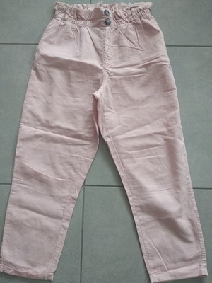 Pink Terranova high-waisted pants like new, linen type, size S